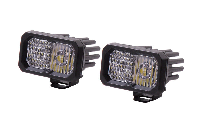 Diode Dynamics Stage Series 2 In LED Pod Pro - White Combo Standard ABL (Pair) - Racecraft Industries