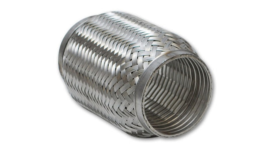 Vibrant SS Turbo FLEX Coupling with Interlock Liner 3.5in inlet/outlet x 8in long - Racecraft Industries