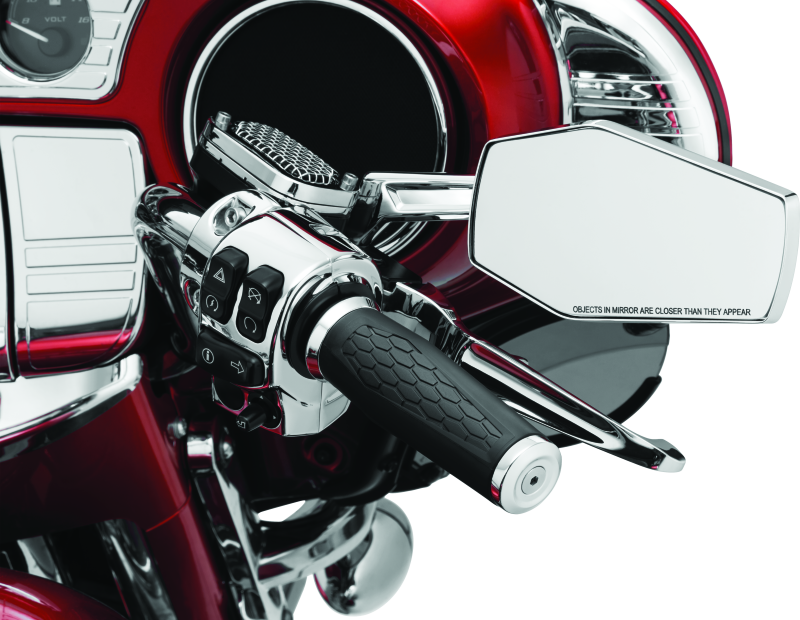 Kuryakyn Hex Mirrors Chrome - Racecraft Industries
