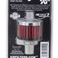 K&N Clamp On Rubber Base Crankcase Vent Filter 0.5in Flange ID 2in OD 1.5in Height - Racecraft Industries