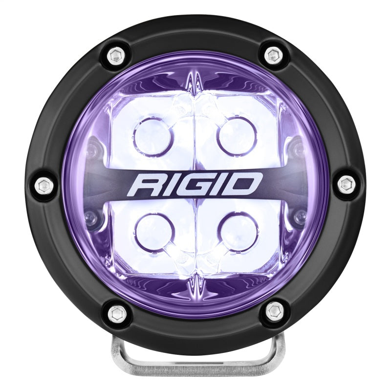 Rigid Industries 360-Series 4in LED Off-Road Spot Beam - RGBW (Pair) - Racecraft Industries