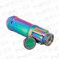 NRG 700 Series M12 X 1.25 Steel Lug Nut w/Dust Cap Cover Set 21 Pc w/Locks & Lock Socket - Neochrome - Racecraft Industries
