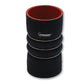 Vibrant 4 Ply Aramid Hump Hose w/3 SS Rings 2.5in ID x 6in Length - Black - Racecraft Industries