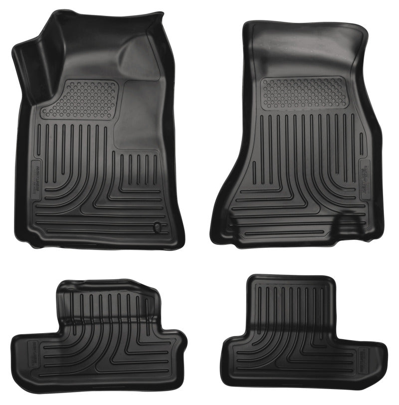 Husky Liners 08-12 Dodge Challenger WeatherBeater Combo Black Floor Liners - Racecraft Industries