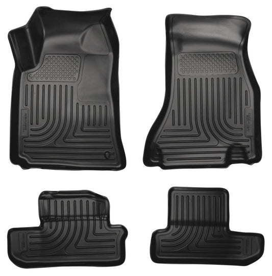 Husky Liners 08-12 Dodge Challenger WeatherBeater Combo Black Floor Liners - Racecraft Industries