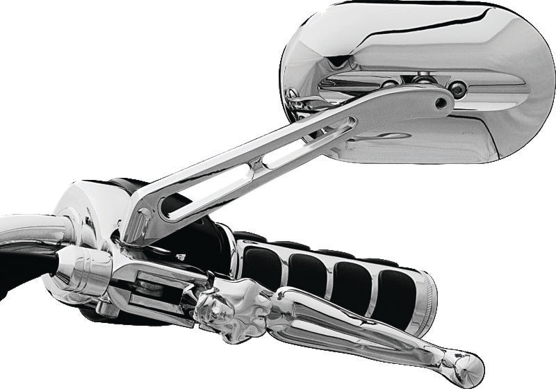 Kuryakyn Magnum Plus Mirror Large Convex Glass Chrome - Racecraft Industries