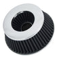 Spectre Adjustable Conical Air Filter 2-1/2in. Tall (Fits 3in. / 3-1/2in. / 4in. Tubes) - Black - Racecraft Industries