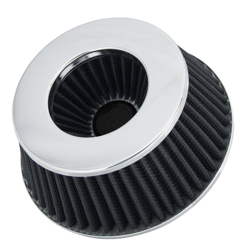 Spectre Adjustable Conical Air Filter 2-1/2in. Tall (Fits 3in. / 3-1/2in. / 4in. Tubes) - Black - Racecraft Industries