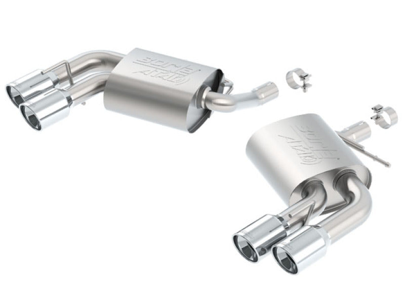 Borla 2016 Chevy Camaro V6 AT/MT ATAK Rear Section Exhaust w/o Dual Mode Valves - Racecraft Industries