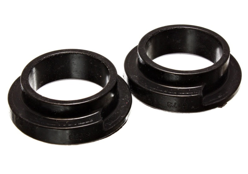 Energy Suspension Universal 2 1/8in ID 2 1/2in OD 5/8in H Black Coil Spring Isolators (2 per set) - Racecraft Industries