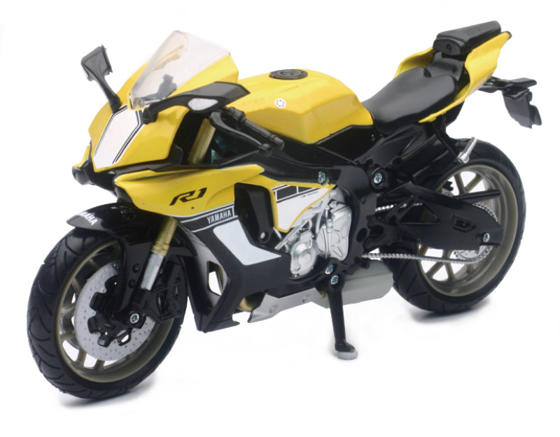 New Ray Toys Yamaha YZF-R1 Street Bike (Yellow)/ 1:12 - Racecraft Industries