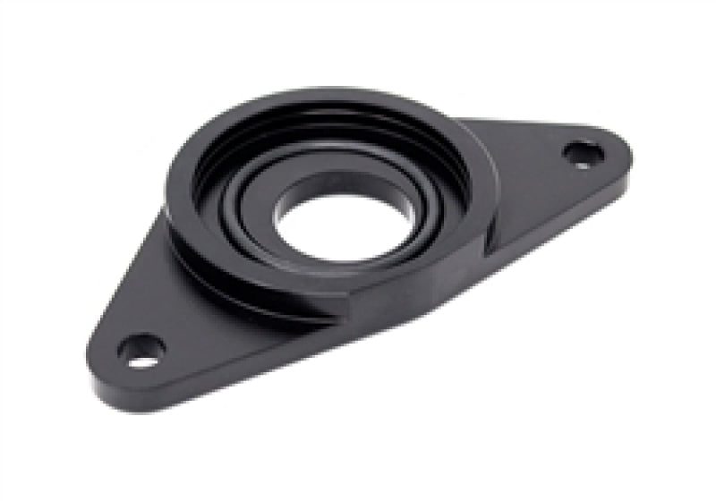 Torque Solution HKS BOV Adapter Flange: Subaru WRX / STi - Black - Racecraft Industries