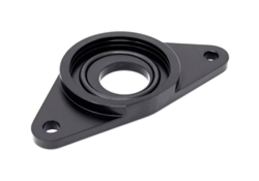 Torque Solution HKS BOV Adapter Flange: Subaru WRX / STi - Black - Racecraft Industries