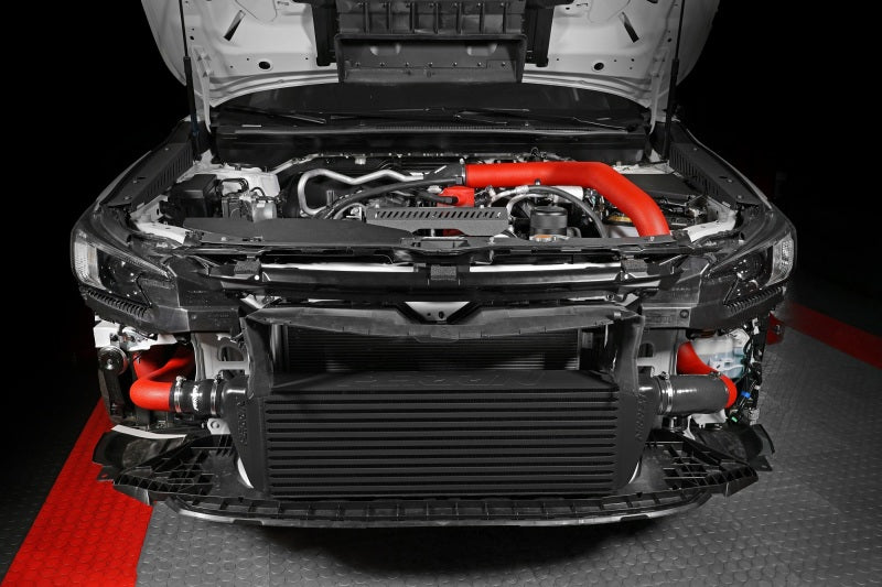 Perrin 22-23 Subaru WRX Front Mount Intercooler Kit (Red Tubes & Black Core) - Racecraft Industries