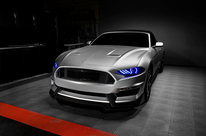 Oracle 18-21 Ford Mustang Dynamic DRL w/ Halo Kit & Sequential Turn Signal - ColorSHIFT SEE WARRANTY - Racecraft Industries