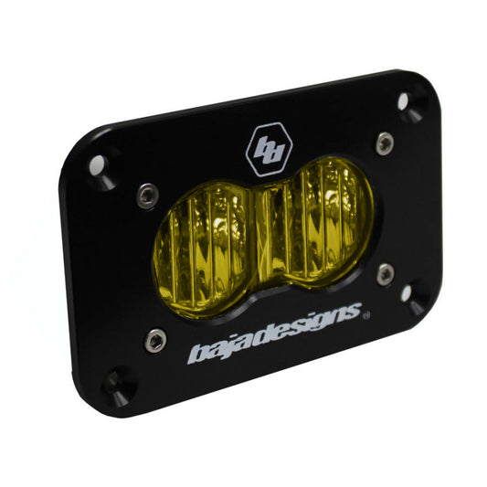 Baja Designs S2 Wide Cornering Sport Flush Mount LED - Amber - Racecraft Industries
