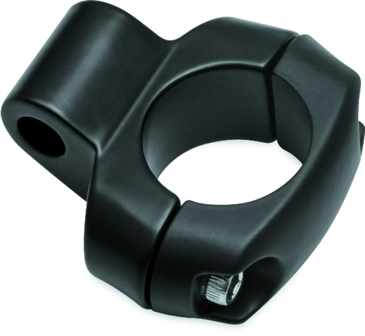 Kuryakyn Mirror Adapter 1inch Bars Mount Satin Black - Racecraft Industries