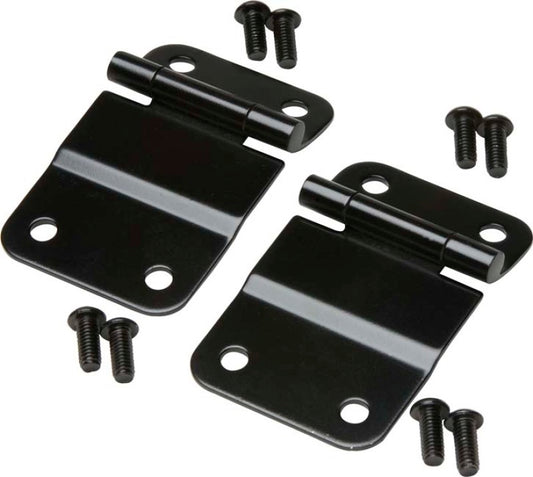 Kentrol 76-86 Jeep CJ7 Tailgate Hinge Pair - Powdercoat Black - Racecraft Industries