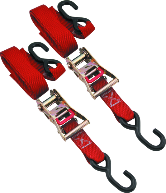 BikeMaster Tiedown 1-1/2 Ratchet - Red - Racecraft Industries
