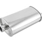 Vibrant StreetPower Oval Muffler - 2in Inlet/Dual Outlet (Center In - Offset Out) - Racecraft Industries