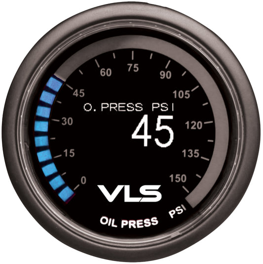 Revel VLS 52mm 0-150PSI Digital OLED Oil Pressure Gauge - Racecraft Industries