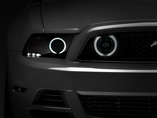 Raxiom 13-14 Ford Mustang GT CCFL Halo Fog Lights (Smoked) - Racecraft Industries