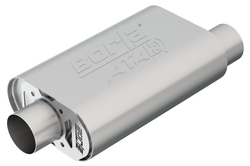 Borla CrateMuffler SBC Hot 350/383 3 inch Offset/Center 14in x 4.35in x 9in Oval Muffler - Racecraft Industries