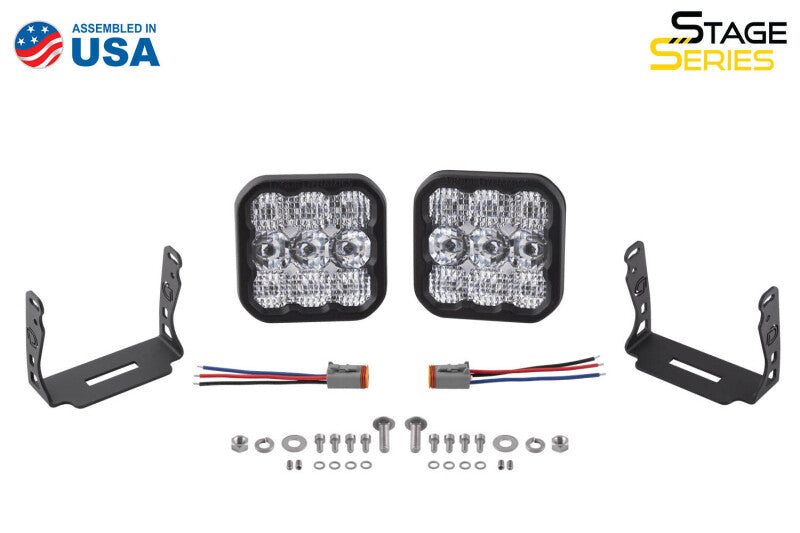 Diode Dynamics SS5 LED Pod Pro - White Combo (Pair) - Racecraft Industries
