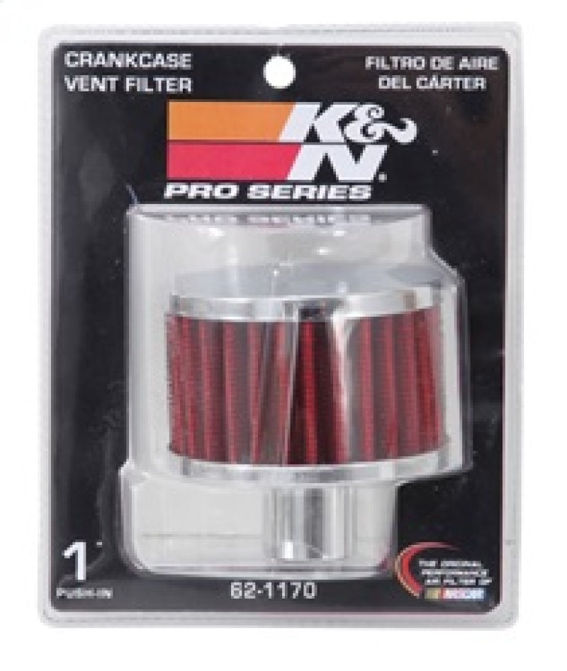 K&N Filter 1in Vent 3in Diameter 2in Height - Racecraft Industries