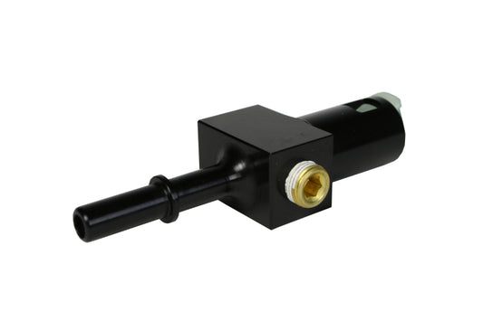 Aeromotive 5/16in Quick Connect with AN-06 port and 1/8in gauge port - Racecraft Industries