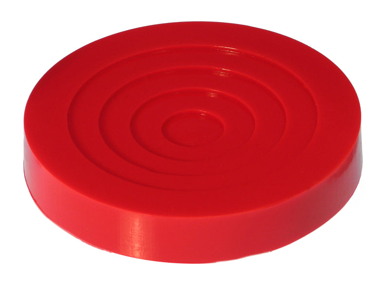 Prothane Universal Jack Pad 5in Diameter Model - Red - Racecraft Industries