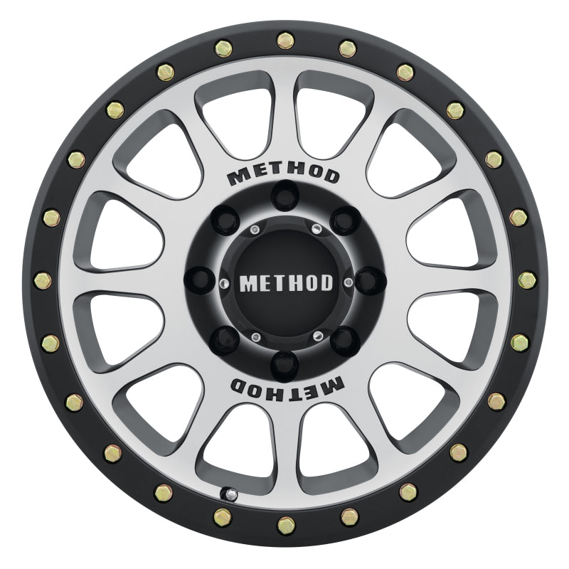 Method MR305 NV 17x8.5 0mm Offset 8x170 130.81mm CB Machined/Black Street Loc Wheel - Racecraft Industries