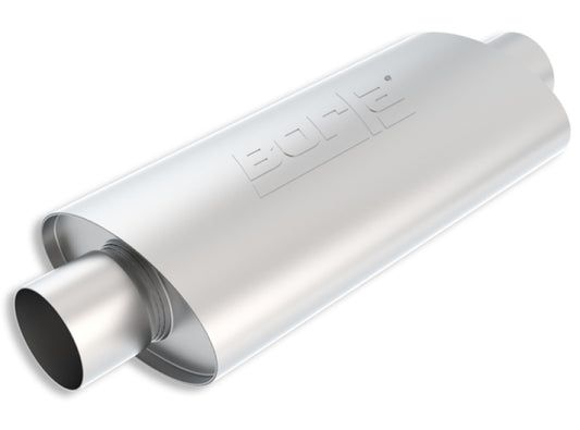 Borla XR-1 Racing Sportsman 3.5in. Outlet / 3.5in Inlet Oval Muffler - Racecraft Industries