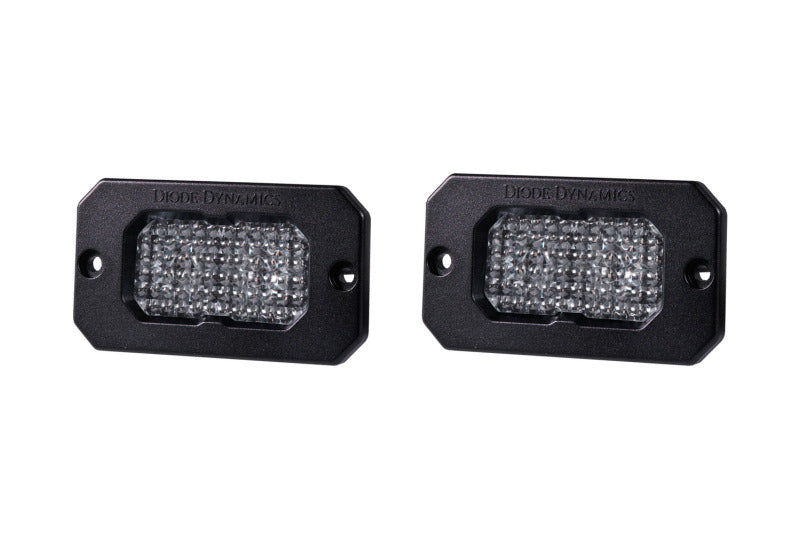 Diode Dynamics Stage Series 2 In LED Pod Sport - White Flood Flush RBL (Pair) - Racecraft Industries