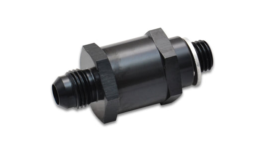 Vibrant Fuel Pump Check Valve -8AN Male Flare to 12mm x 1.5 Metric - Racecraft Industries