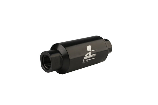 Aeromotive In-Line Filter - AN-10 - Black - 10 Micron - Racecraft Industries