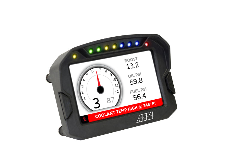 AEM CD-5LG Carbon Logging Digital Dash Display w/ Internal 10Hz GPS & Antenna - Racecraft Industries