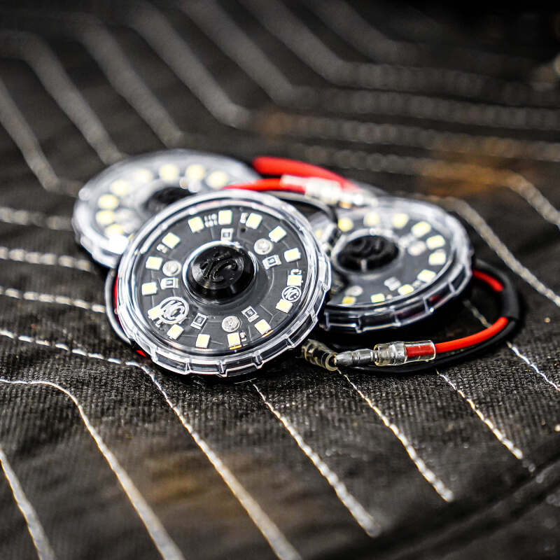 KC HiLiTES Cyclone V2 2.2in. LED Accessory Light 5w Flood Beam (Single) - Clear Lens - Racecraft Industries