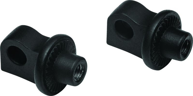 Kuryakyn Splined Peg Adaptors Satin Black - Racecraft Industries