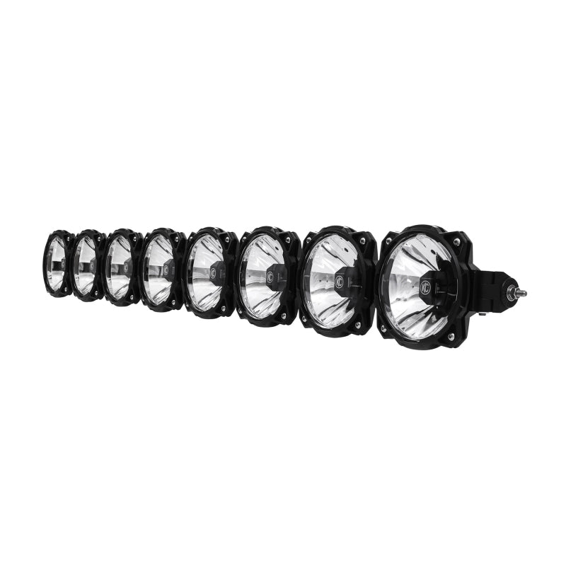 KC HiLiTES Universal 50in. Pro6 Gravity LED 8-Light 160w Combo Beam Light Bar (No Mount) - Racecraft Industries
