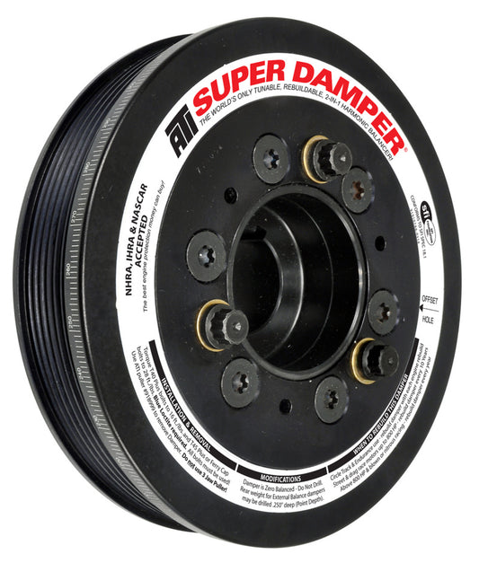 ATI Damper - 6.78in - Alum - 6 Grv - Toyota Supra - 94-98 - JZ80 - 15 Percent OD - Req gatK06077 - Racecraft Industries