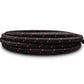 Vibrant -10 AN Two-Tone Black/Red Nylon Braided Flex Hose (10 foot roll) - Racecraft Industries