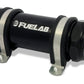 Fuelab 828 In-Line Fuel Filter Long -8AN In/Out 10 Micron Fabric - Black - Racecraft Industries