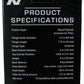 K&N Universal Rubber Filter 3 1/2inch ID FLG / 6inch Base / 4-5/8inch Top / 6inch Height - Racecraft Industries