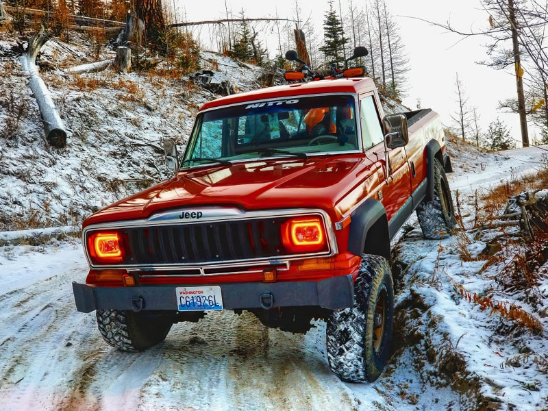 Oracle Pre-Installed Lights 7x6 IN. Sealed Beam - ColorSHIFT Halo SEE WARRANTY - Racecraft Industries