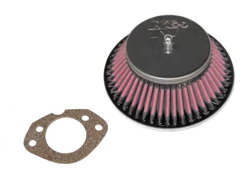 K&N Custom Racing Assembly - Round Tapered - Red 1.656in Neck Flange - 2.25in Over Height - Racecraft Industries