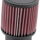 K&N Filter Universal Rubber Round Straight Filter 20 Deg Angled 2-7/16in Flange 3-3/4in OD 4in H - Racecraft Industries
