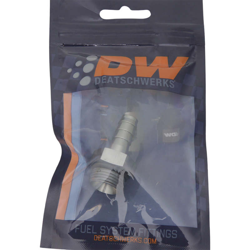 DeatschWerks 8AN ORB Male To 3/8in. Male Triple Barb Fitting (Incl. O-Ring) - Racecraft Industries