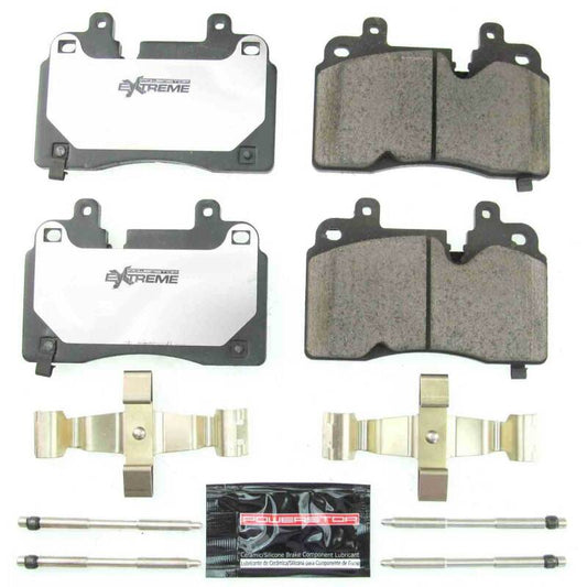Power Stop 2020 Chevrolet Corvette Front Z26 Extreme Street Brake Pads w/Hardware - Racecraft Industries