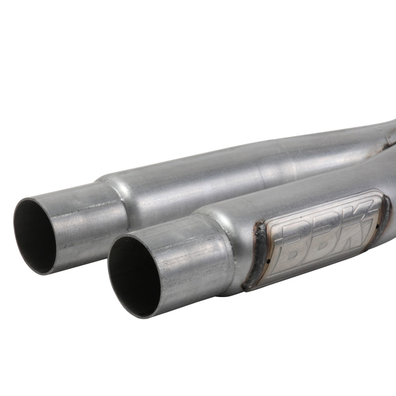 BBK 15-20 Ford Mustang GT 5.0L Resonator Delete X-Pipe (For Use w/Shorties Or Stock Manifolds) - Racecraft Industries